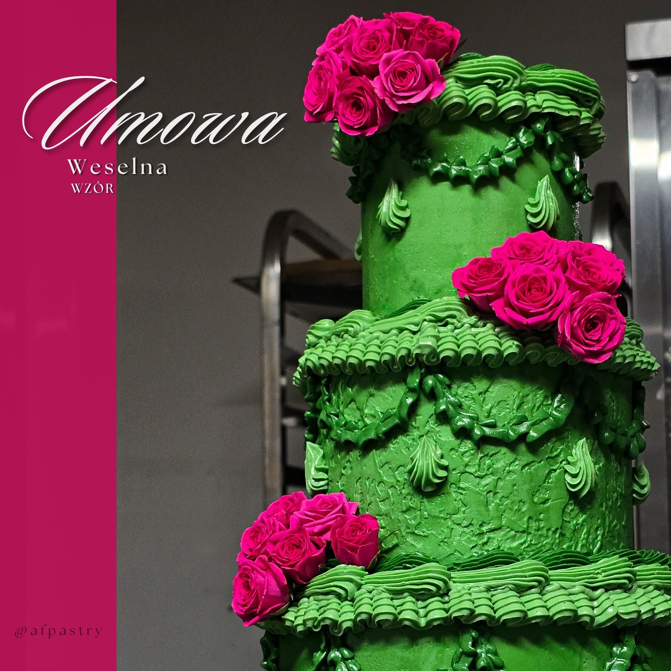 Wzór Umowy Weselnej na tort