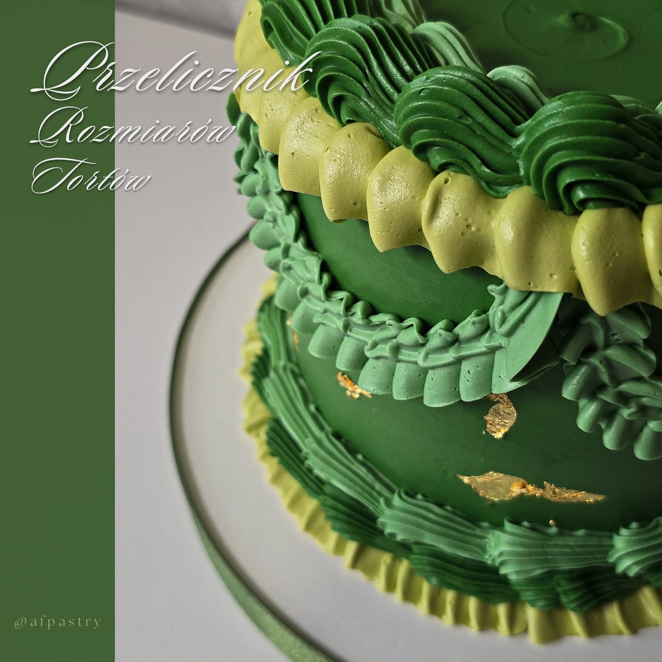 Przelicznik rozmiarów tortów